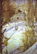 Valentin Serov Winter in Abramtsevo Spain oil painting artist
